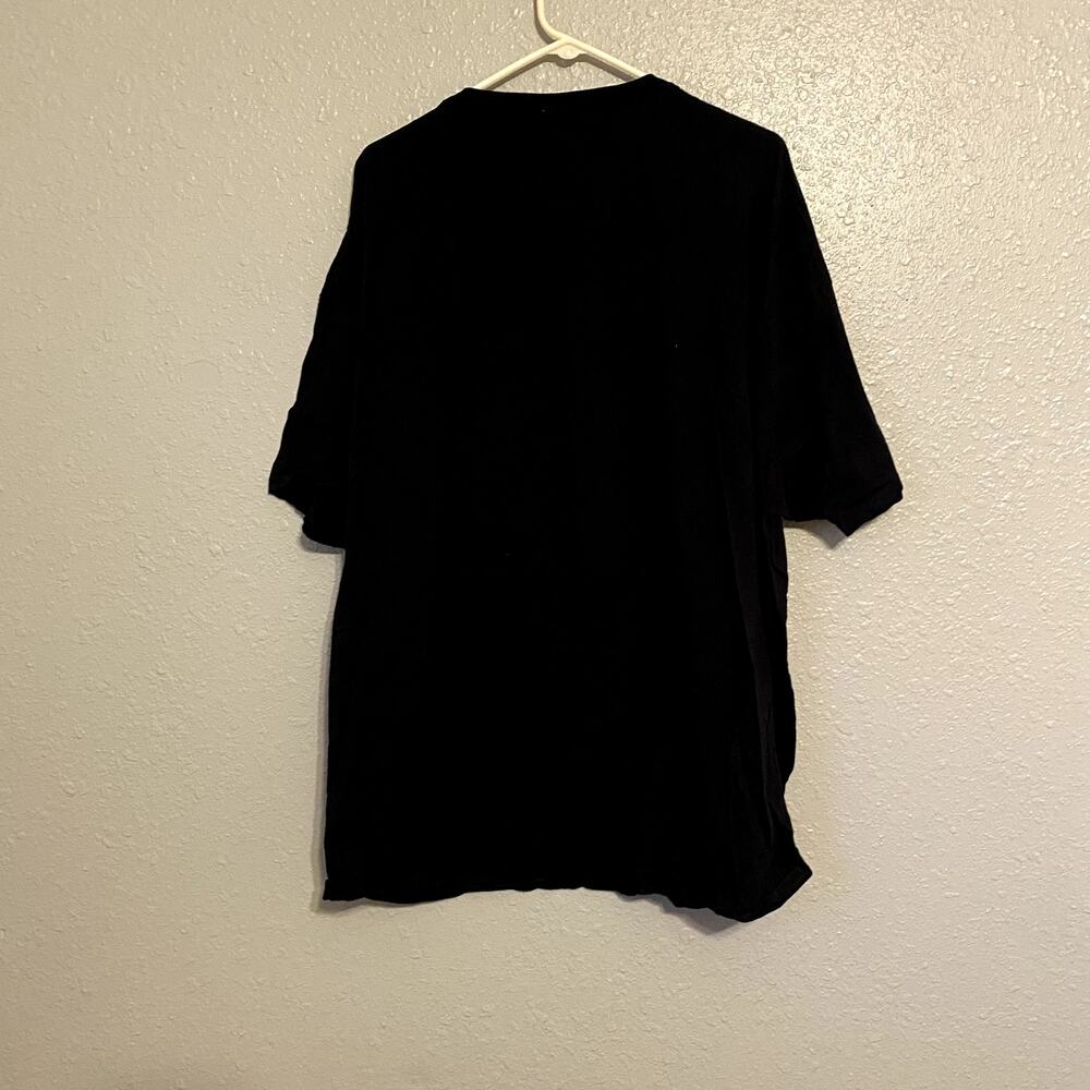 Death Row Records 3X Black Graphic T-Shirt 90s Hip Hop Rap Tee Short Sleeve - Picture 2 of 5